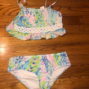 Kids lily Pulitzer bathing suit/ size 8